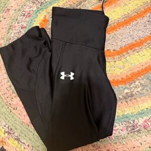 Under Armour Black Compression Leggings with Subtle Logo